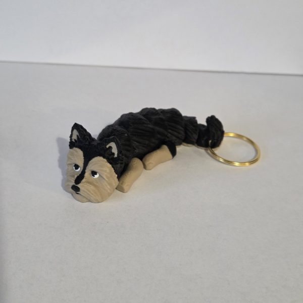 Baby Yorkie Key Chain Or Pocket Toy