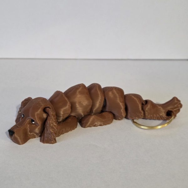 Baby Irish Setter Key Chain Or Pocket Toy