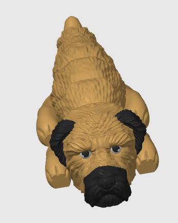 Baby Irish Wolfhound Key Chain Or Pocket Toy