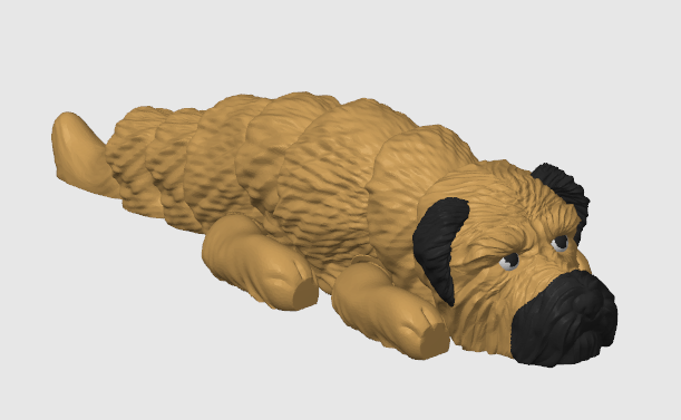 Baby Irish Wolfhound Key Chain Or Pocket Toy - Image 2