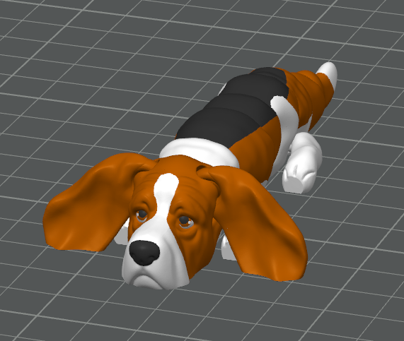 Baby Baset Hound Key Chain Or Pocket Toy