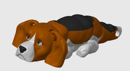 Baby Beagle Key Chain Or Pocket Toy - Image 3