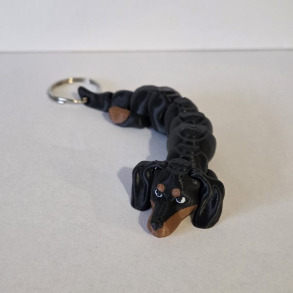 Baby Dachshund Key Chain Or Pocket Toy