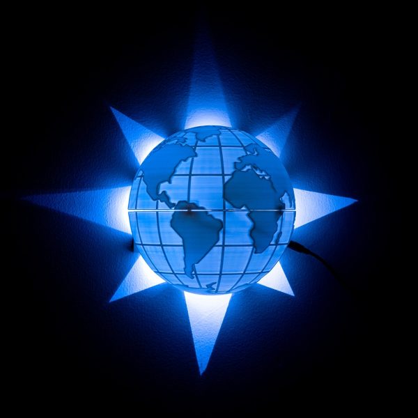 Exploration Globe Wall Light